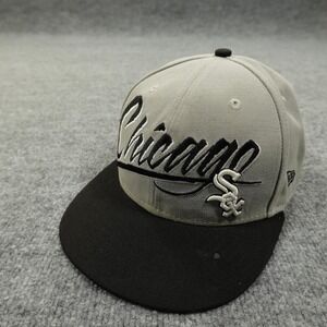 Chicago White Sox Hat Cap Snap Back Mens One Size MLB Baseball Script New Era